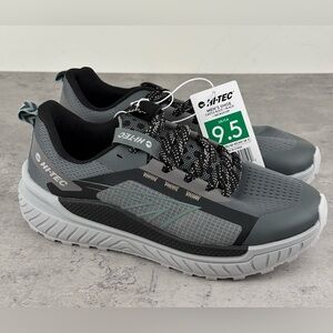 Hi-Tec Men’s Trail Shoes Lightweight Hiking Sneakers Black Gray Size 9.5